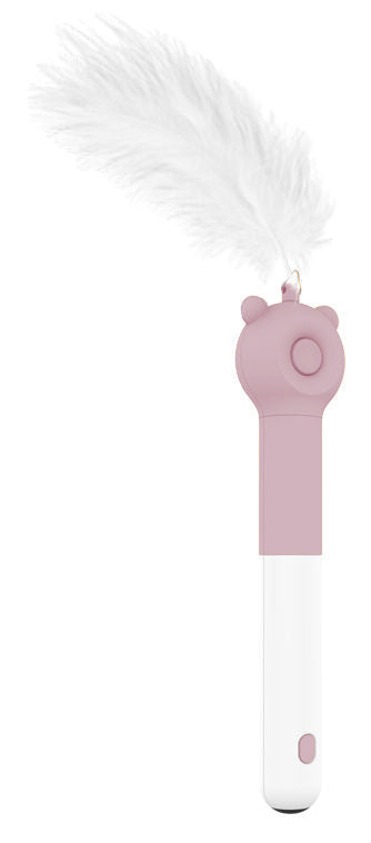 Pet Life 'KITIQUE" 3-in-1 Retractable and Extendable Feathered and Laser Wand Kitty Cat Teaser