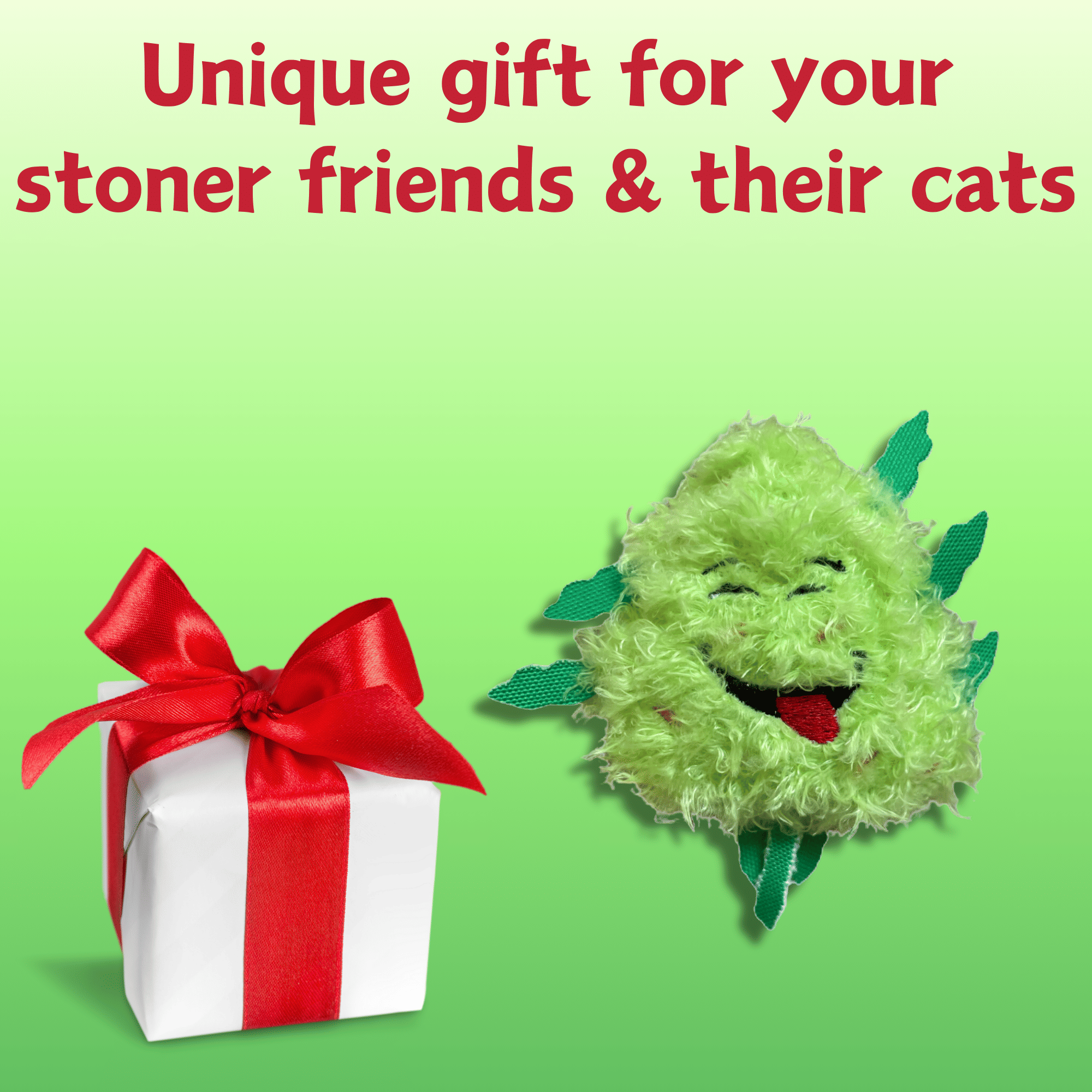 Bud Jr. the Weed Nug 420 Cat Toy